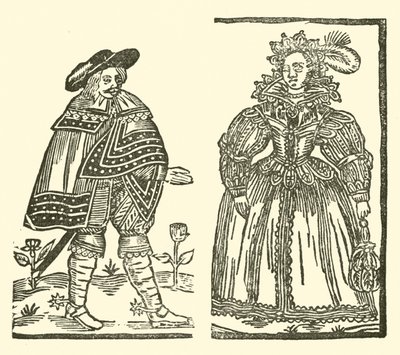 Illusztráció a Roxburghe-balladákhoz (fametszet) alkotó: (after) English School