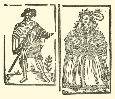 Illusztráció a Roxburghe-balladákhoz (fametszet) alkotó: (after) English School