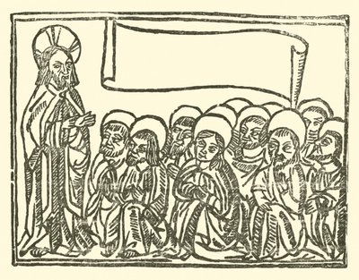 Illusztráció a Roxburghe-balladákhoz (fametszet) alkotó: (after) English School