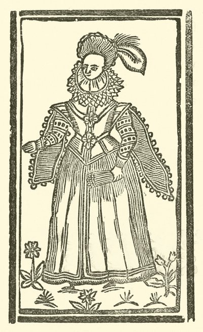 Illusztráció a Roxburghe-balladákhoz (fametszet) alkotó: (after) English School