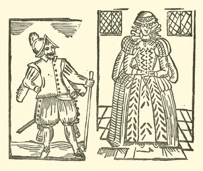Illusztráció a Roxburghe-balladákhoz (fametszet) alkotó: (after) English School