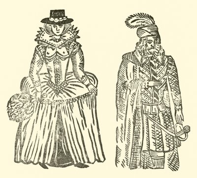Illusztráció a Roxburghe-balladákhoz (fametszet) alkotó: (after) English School