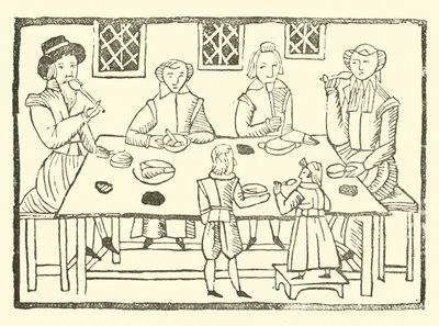 Illusztráció a Roxburghe-balladákhoz (fametszet) alkotó: (after) English School