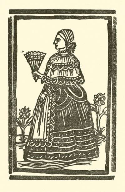 Illusztráció a Roxburghe-balladákhoz (fametszet) alkotó: (after) English School