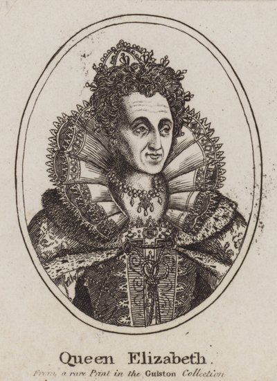 Erzsébet királynő (metszet) alkotó: (after) English School