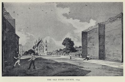 Az Old Fives Bíróságok alkotó: (after) English School