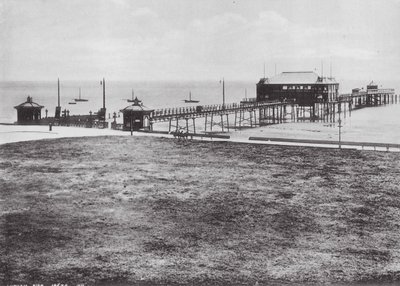 Lytham Pier (fekete-fehér fotó) alkotó: (after) English photographer