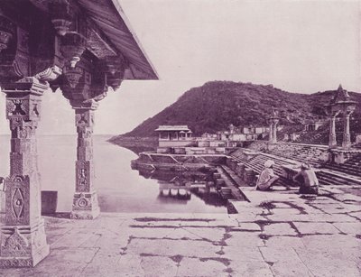 Marble Ghat, Rainuggur, Oodeypore (f/w fotó) alkotó: (after) English photographer