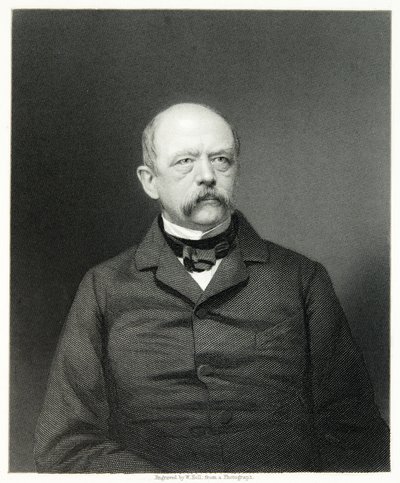 Otto von Bismarck alkotó: (after) English photographer