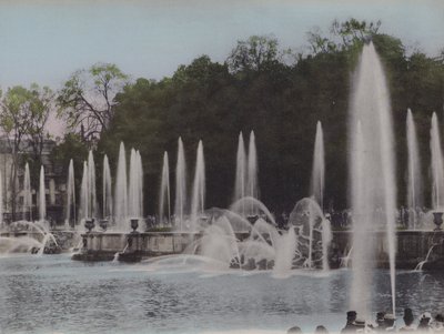 Bassin de Neptune, Neptunusz medence (színes fotó) alkotó: (after) French Photographer