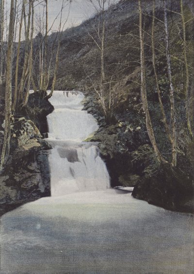 Cascade du Benet, Pres Murat (színes fotó) alkotó: (after) French Photographer