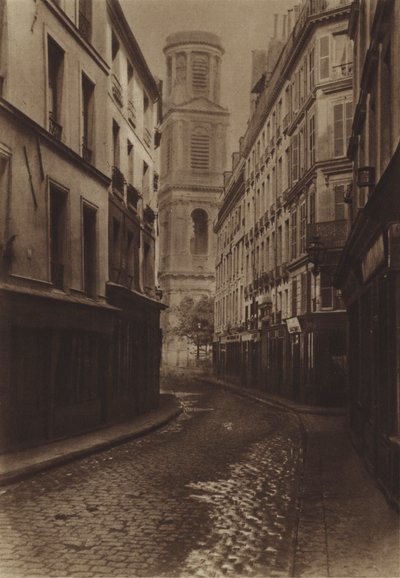 Rue du Vieux-Colombier (f/w fotó) alkotó: (after) French Photographer