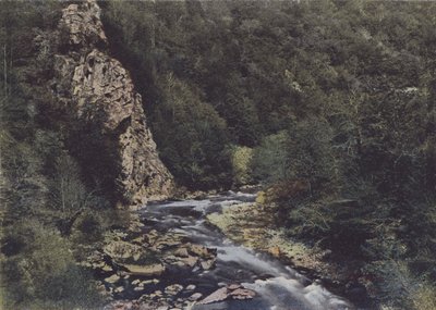 A Gorges de la Cere Siran és Lamativie között (színes fotó) alkotó: (after) French Photographer