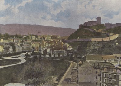 Lourdes, Általános nézet (színes fotó) alkotó: (after) French Photographer