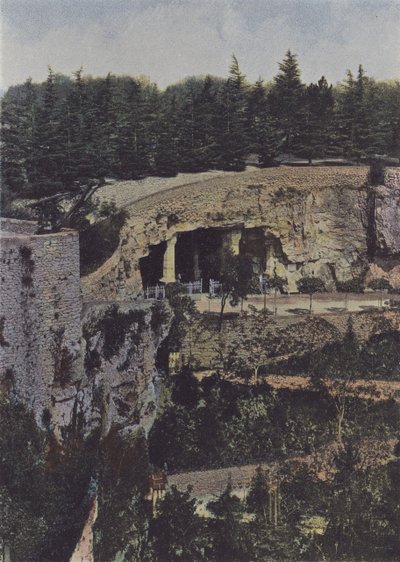 Roc-Amadour, Saint-Amadour kriptája (színes fotó) alkotó: (after) French Photographer