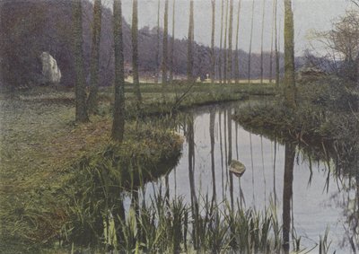 Vaux de Cernay, Le Ruisseau (színes fotó) alkotó: (after) French Photographer
