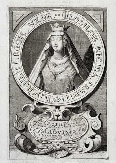 Clotilde királynő portréja alkotó: (after) French School