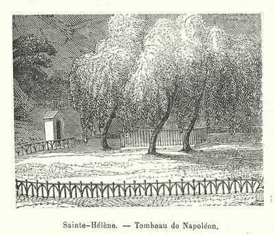 Sainte-Helene, Napóleon sírja (metszet) alkotó: (after) French School