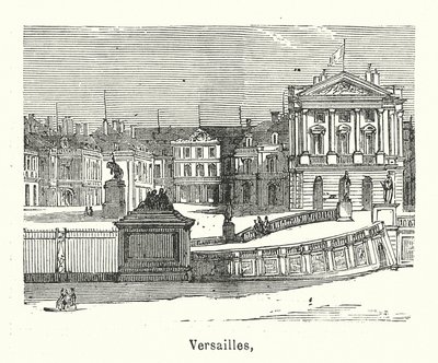 Versailles (metszet) alkotó: (after) French School