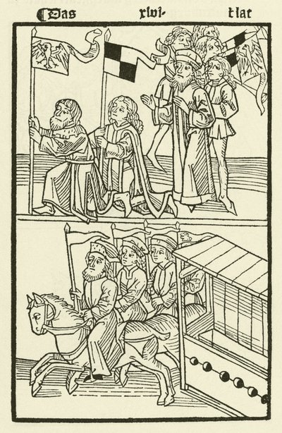 A Hohenzollern-házból I. Frigyesnek mint brandenburgi őrgrófnak beavatása alkotó: (after) German School