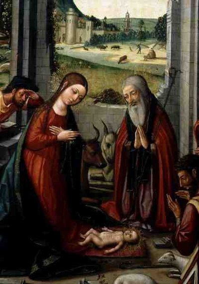 Születés alkotó: (attr. to) Master of Jativa