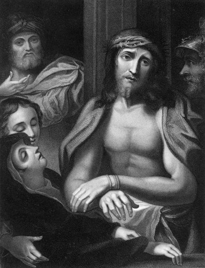 Ecce Homo (metszet) alkotó: (c.1489-1534) (after) Correggio