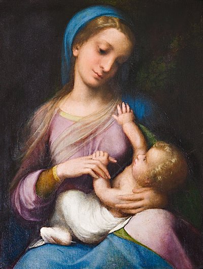 Madonna gyermekkel vagy Madonna Campori (olaj a panelen) alkotó: (c.1489 1534) Correggio