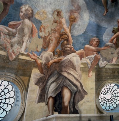 Efebész, részlet a Szűz mennybemeneteléből alkotó: (c.1489 1534) Correggio