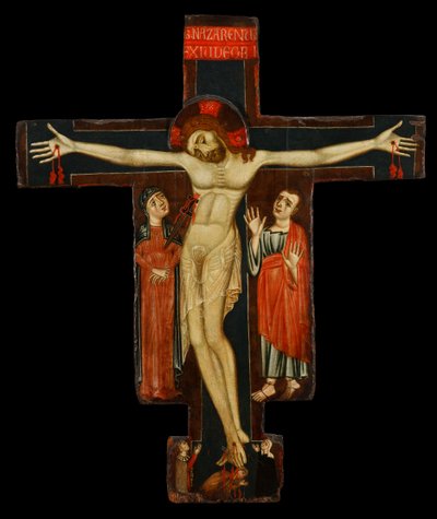 Feszület, 1200-as évek vége (tempera a panelen) alkotó: (studio) Master of the Magdalene Altarpiece