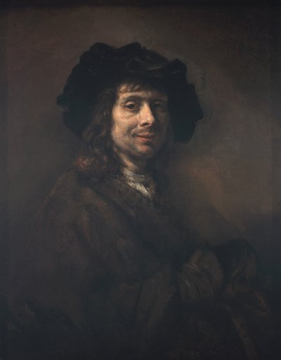 Fiatal férfi portréja (talán művész) 1661-62 (olaj, vászon) alkotó: (studio of) Rembrandt Harmensz. van Rijn