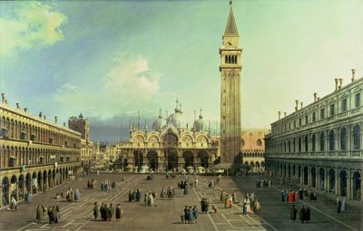 Piazza San Marco, Velence, 1730-35 körül alkotó: Giovanni Antonio Canal