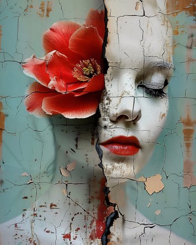 Broken Sleeping Beauty online vászonképek és faliképek eladó alkotó: F. Abderrahim