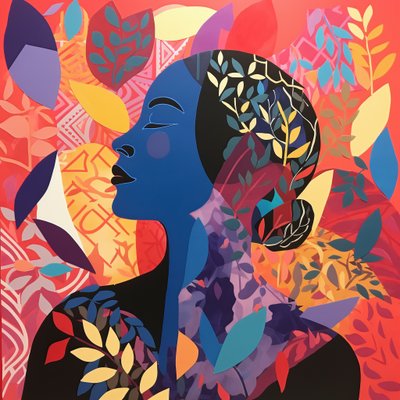 Henri Matisse stílusban kollázs művészet eladó fali dekoráció, vászon művészeti nyomatok alkotó: F. Abderrahim