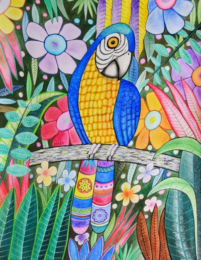 Papagei alkotó: Marys Watercolors