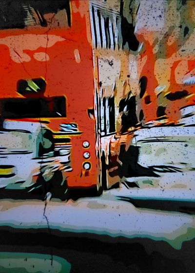 Narancssárga városi busz alkotó: Mavet