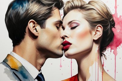 Pop Art Kiss W51 alkotó: Mario Witt
