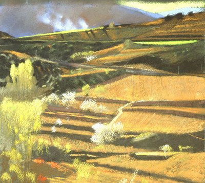 BlueSmoke 40x50 alkotó: Simon Fletcher