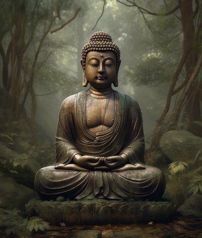 A spirituális buddhista dekoráció, békés meditáció, fali művészeti nyomatok igény szerint alkotó: F. Abderrahim