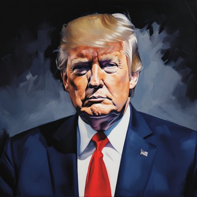 Akril Donald Trump politika politika Art festmények eladó, fali dekoráció nyomatok alkotó: F. Abderrahim
