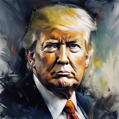 Donald Trump festmény, nagy poszter művészeti nyomatok, modern fali dekoráció ötletek alkotó: F. Abderrahim