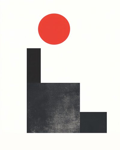 minimalista grafikai plakát svájci tervező, klasszikus fali dekoráció alkotó: F. Abderrahim