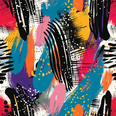 Közelkép egy színes Chevron minta A Rainbow of Colors, vászon fali dekoráció alkotó: F. Abderrahim