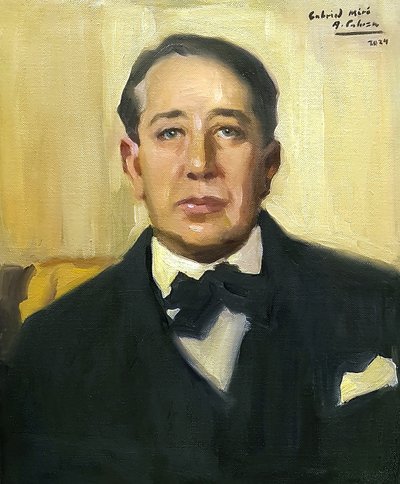 Gabriel Miró portréja alkotó: Alejandro Cabeza