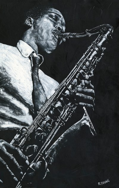 Expresszív szaxofon alkotó: Richard Young