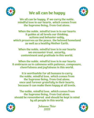 We all can be happy alkotó: Johanna Thier
