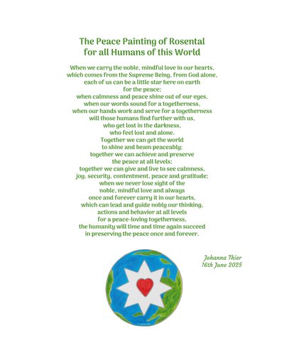 The Peace Painting of Rosental for all Humans of this World alkotó: Johanna Thier