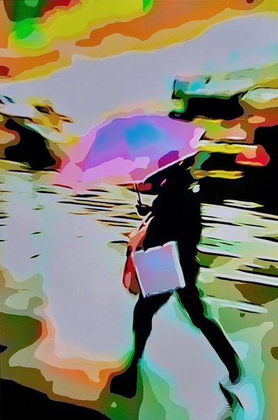 Pszichedelikus lány alkotó: Mavet