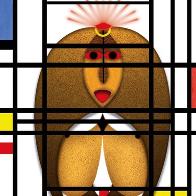 Animal Rationale (III) - Tisztelgés Piet Mondrian előtt alkotó: Alexander Eibach