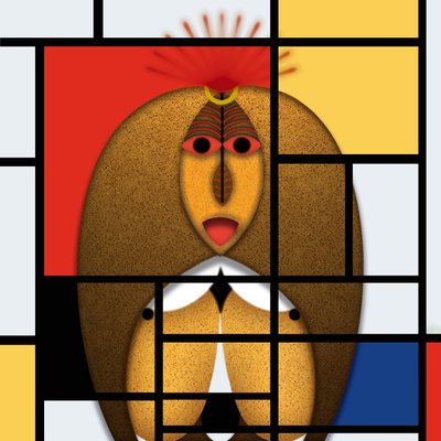 Lockdown (XXIII) - (aus der Serie Animal Rationale) alkotó: Alexander Eibach