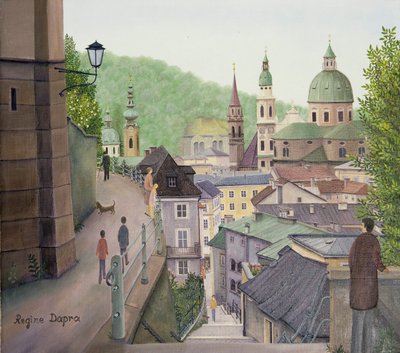 Nonnbergstiege alkotó: Regine Dapra